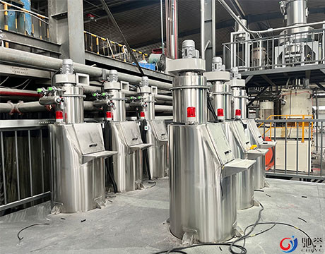 System automatycznego mieszania PVC Do systemu mieszania linii do wytłaczania podłóg SPC / LVT / WPC